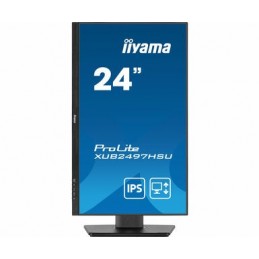 iiyama ProLite XUB2497HSU-B1 monitori 61 cm (24") 1920 x 1080 pikseļi Full HD LED Melns