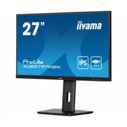 iiyama ProLite XUB2797QSU-B1 монитор для ПК 68,6 cm (27") 2560 x 1440 пикселей Wide Quad HD LED Черный