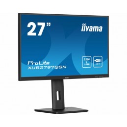 iiyama ProLite XUB2797QSN-B1 monitori 68,6 cm (27") 2560 x 1440 pikseļi Wide Quad HD LED Melns