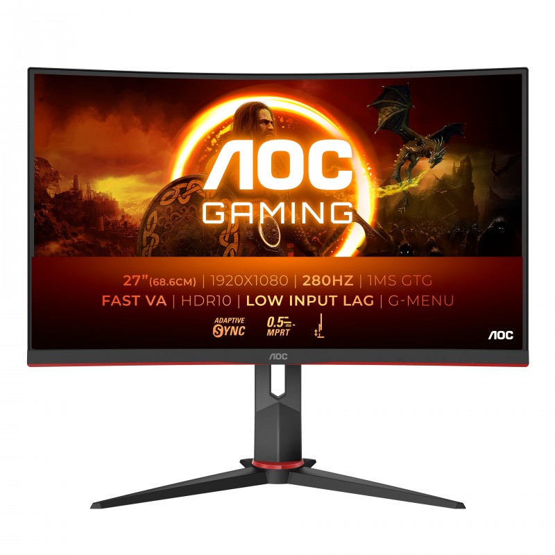 AOC G2 C27G2Z3 BK монитор для ПК 68,6 cm (27") 1920 x 1080 пикселей Full HD LED Черный, Красный