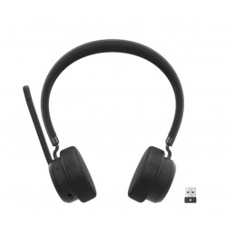 Lenovo Wireless VoIP Headset Austiņas Bezvadu Birojs   zvanu centrs Bluetooth Melns