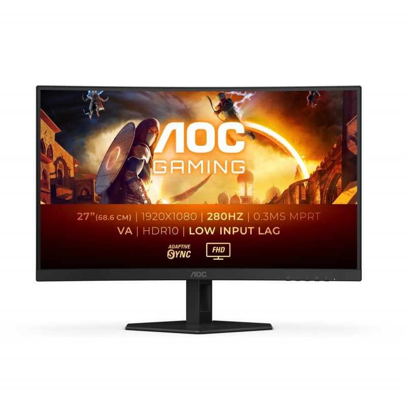 AOC G4 C27G4ZXE monitori 68,6 cm (27") 1920 x 1080 pikseļi Full HD LED Melns