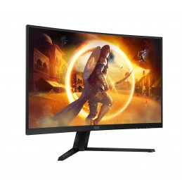 AOC G4 CQ32G4VE monitori 81,3 cm (32") 2560 x 1440 pikseļi Quad HD LCD Melns, Pelēks