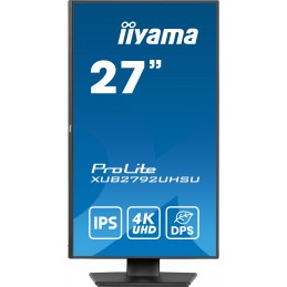 iiyama ProLite XUB2792UHSU-B6 monitori 68,6 cm (27") 3840 x 2160 pikseļi 4K Ultra HD LED Melns