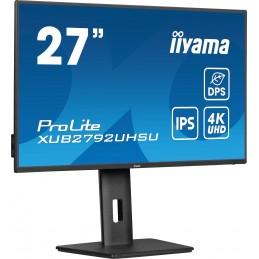 iiyama ProLite XUB2792UHSU-B6 monitori 68,6 cm (27") 3840 x 2160 pikseļi 4K Ultra HD LED Melns