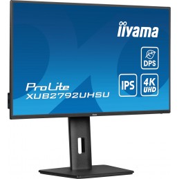 iiyama ProLite XUB2792UHSU-B6 monitori 68,6 cm (27") 3840 x 2160 pikseļi 4K Ultra HD LED Melns