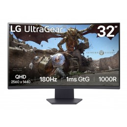 LG 32GS60QC-B monitori 80 cm (31.5") 2560 x 1440 pikseļi Quad HD LCD Melns