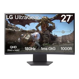 LG 27GS60QC-B monitori 68,6 cm (27") 2560 x 1440 pikseļi Full HD LCD Melns