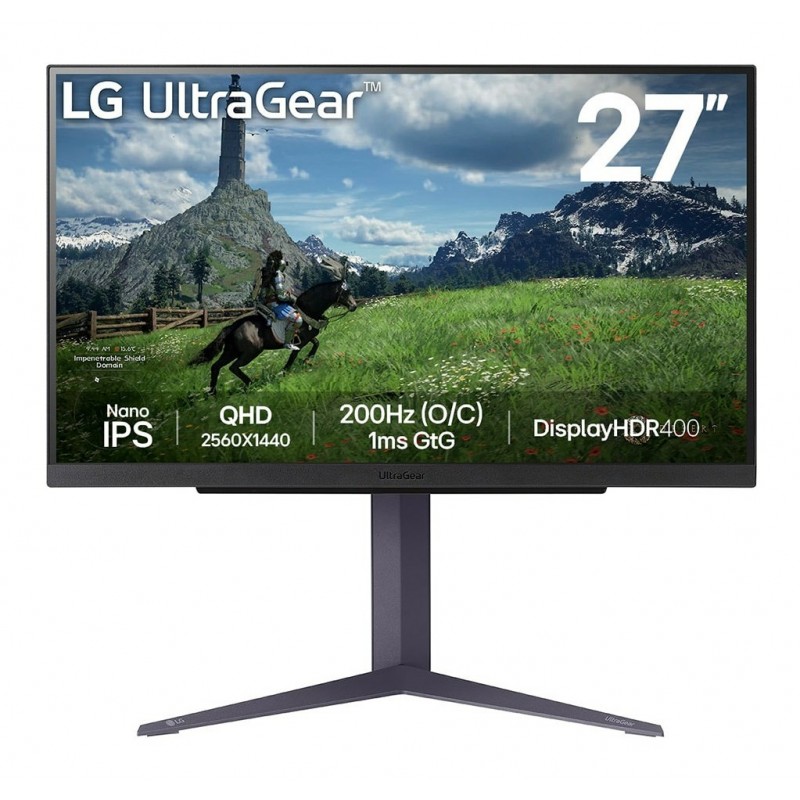 LG 27GS85Q-B monitori 68,6 cm (27") 2560 x 1440 pikseļi Quad HD LCD Melns