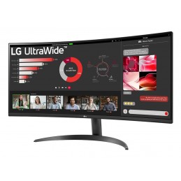 LG 34WR50QK-B монитор для ПК 86,4 cm (34") 3440 x 1440 пикселей Wide Quad HD Черный