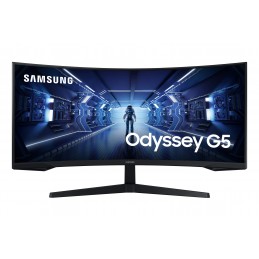 Samsung G55T монитор для ПК 86,4 cm (34") 3440 x 1440 пикселей UltraWide Quad HD LED Черный