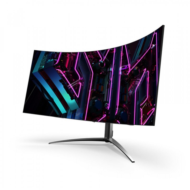 Acer Predator X45bmiiphuzx monitori 113 cm (44.5") 3440 x 1440 pikseļi 4K Ultra HD OLED Melns