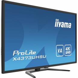 iiyama ProLite X4373UHSU-B1 monitori 108 cm (42.5") 3840 x 2160 pikseļi 4K Ultra HD Melns