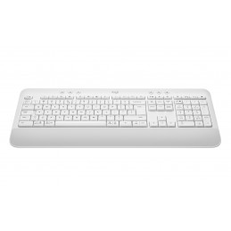 Logitech Signature K650 tastatūra Birojs Bluetooth sistēma QWERTY US International Balts