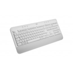 Logitech Signature K650 tastatūra Birojs Bluetooth sistēma QWERTY US International Balts