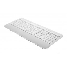 Logitech Signature K650 tastatūra Birojs Bluetooth sistēma QWERTY US International Balts