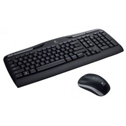 Logitech Wireless Combo MK330 tastatūra Pele iekļauta Birojs RF Bezvadu QWERTY US International Melns