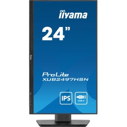 iiyama ProLite XUB2497HSN-B1 LED display 61 cm (24") 1920 x 1080 пикселей Full HD Черный