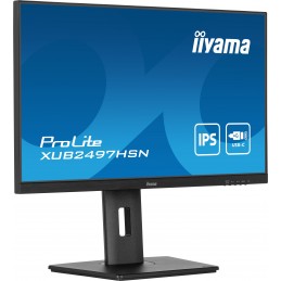 iiyama ProLite XUB2497HSN-B1 LED display 61 cm (24") 1920 x 1080 пикселей Full HD Черный