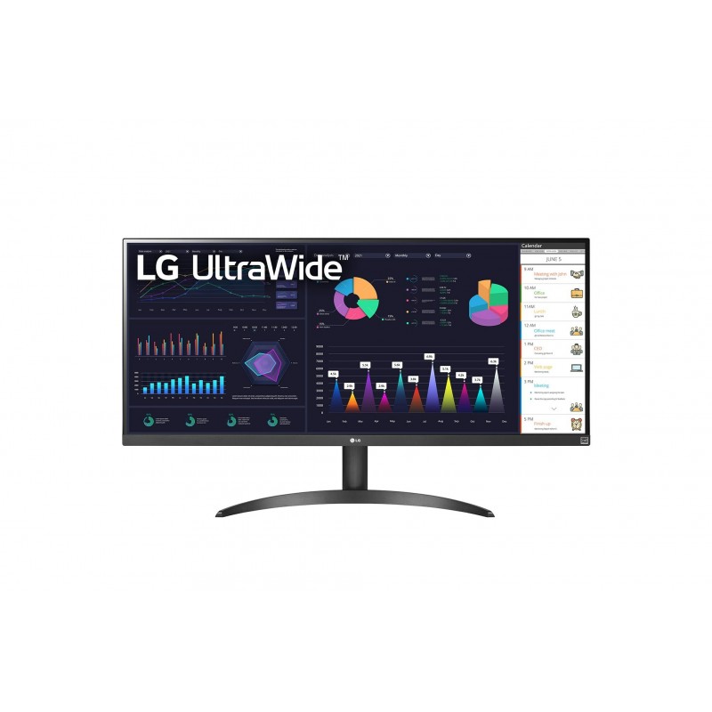 LG 34WQ500-B monitori 86,4 cm (34") 2560 x 1080 pikseļi UltraWide Full HD LED Melns