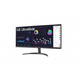 LG 34WQ500-B monitori 86,4 cm (34") 2560 x 1080 pikseļi UltraWide Full HD LED Melns