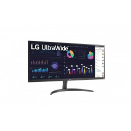 LG 34WQ500-B монитор для ПК 86,4 cm (34") 2560 x 1080 пикселей UltraWide Full HD LED Черный