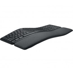 Logitech Ergo K860 tastatūra Birojs RF bezvadu sakari + Bluetooth QWERTY Ziemeļvalstu Grafīts