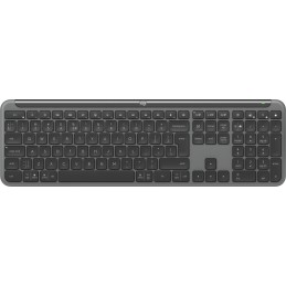 Logitech K950 Signature Slim клавиатура Офисная РЧ беспроводной + Bluetooth QWERTY Международный американский стандарт Графит