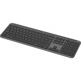 Logitech K950 Signature Slim клавиатура Офисная РЧ беспроводной + Bluetooth QWERTY Международный американский стандарт Графит