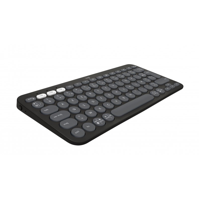 Logitech Pebble Keys 2 K380s tastatūra Universāls RF bezvadu sakari + Bluetooth QWERTY US International Grafīts