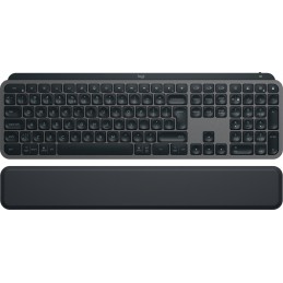 Logitech MX Keys S клавиатура Офисная Bluetooth QWERTY Международный американский стандарт Графит