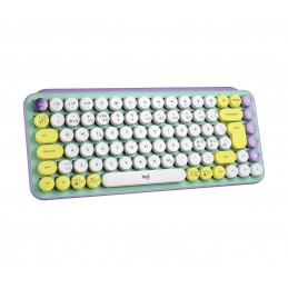 Logitech POP Keys Wireless Mechanical Keyboard With Emoji Keys клавиатура Универсальная РЧ беспроводной + Bluetooth QWERTY