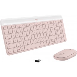 Logitech MK470 Slim Combo клавиатура Мышь входит в комплектацию Офисная Беспроводной RF QWERTY Международный американский