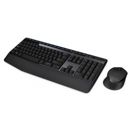 Logitech Wireless Combo MK345 tastatūra Pele iekļauta Universāls USB QWERTY US International Melns