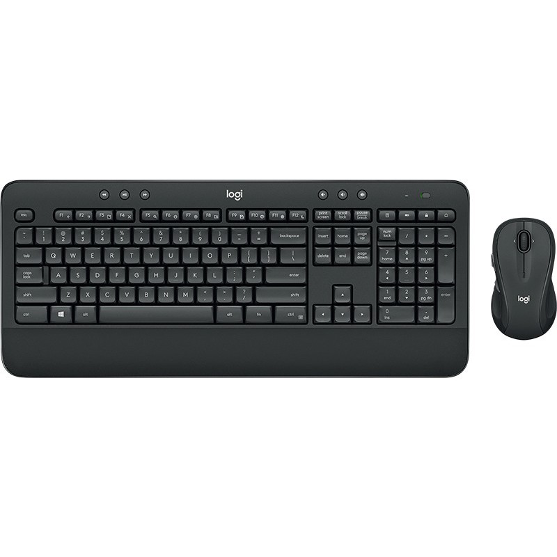 Logitech Advanced MK545 tastatūra Pele iekļauta Birojs RF Bezvadu QWERTY US International Melns