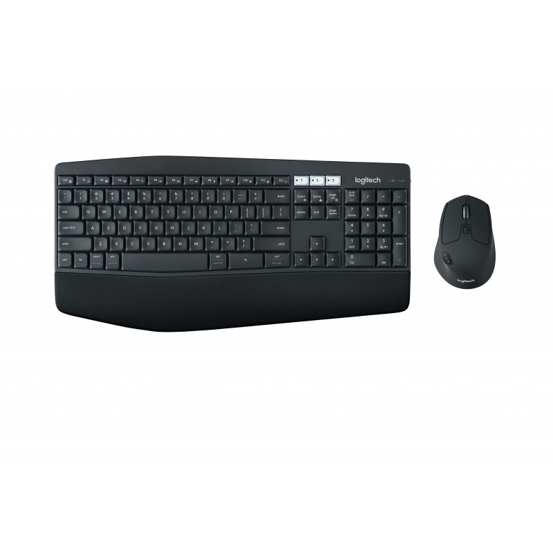 Logitech MK850 Performance клавиатура Мышь входит в комплектацию Универсальная РЧ беспроводной + Bluetooth QWERTY Американский