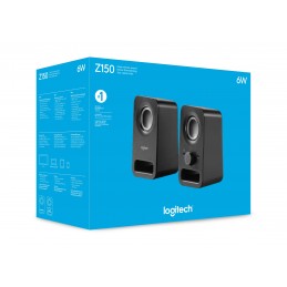 Logitech Z150 Черный Проводная 3 W