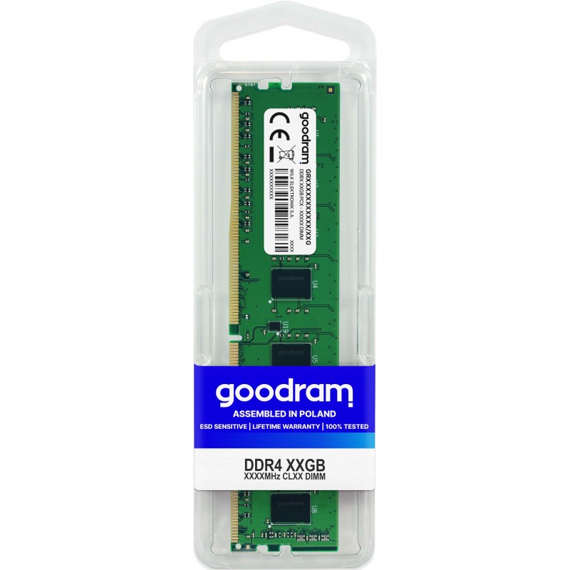 Goodram GR3200D464L22S 8G atmiņas modulis 8 GB 1 x 8 GB DDR4 3200 MHz