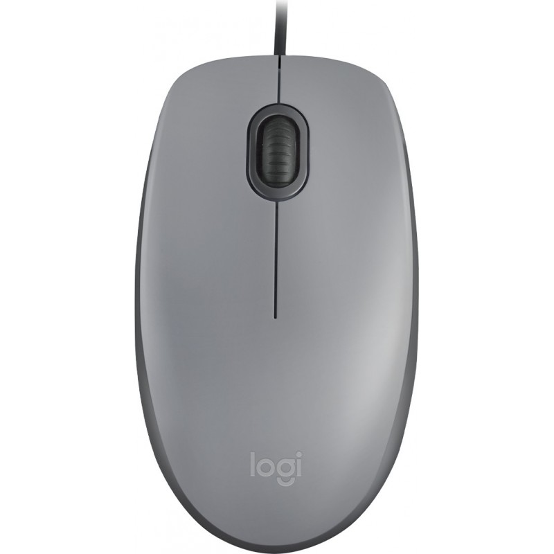 Logitech M110 компьютерная мышь Офисная Для обеих рук USB тип-A Оптический 1000 DPI