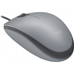 Logitech M110 pele Birojs Abām rokām USB Type-A Optisks 1000 DPI