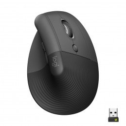 Logitech Lift pele Birojs Labā roka RF bezvadu sakari + Bluetooth Optisks 4000 DPI