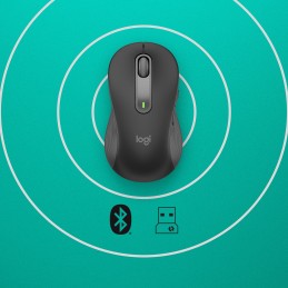 Logitech Signature M650 компьютерная мышь Офисная Для левой руки РЧ беспроводной + Bluetooth Оптический 4000 DPI