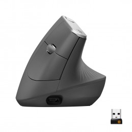 Logitech MX Vertical pele Birojs Labā roka RF bezvadu sakari + Bluetooth Optisks 4000 DPI