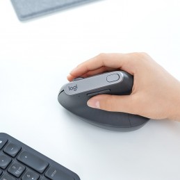 Logitech MX Vertical компьютерная мышь Офисная Для правой руки РЧ беспроводной + Bluetooth Оптический 4000 DPI