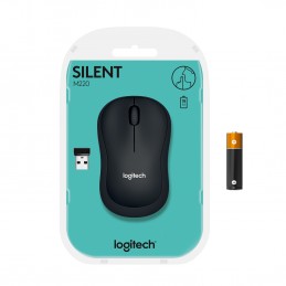 Logitech M220 Silent компьютерная мышь Офисная Для обеих рук Беспроводной RF Оптический 1000 DPI