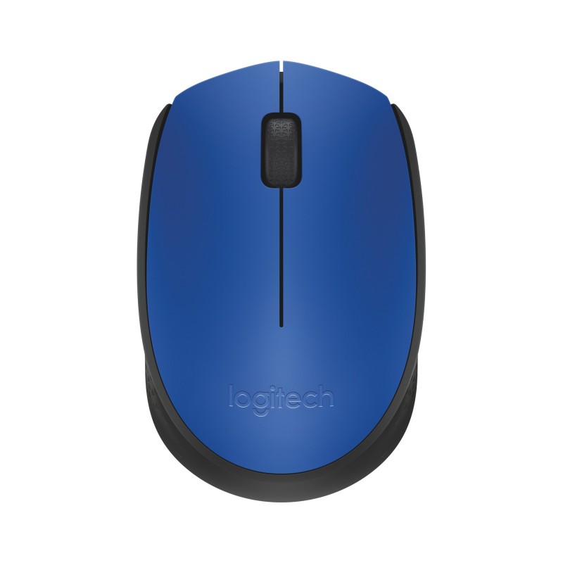 Logitech M171 Blue-K компьютерная мышь Офисная Для обеих рук Беспроводной RF Оптический 1000 DPI