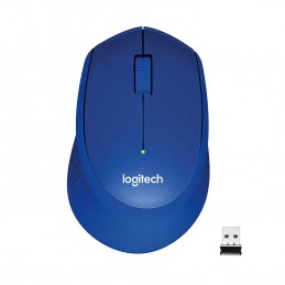 Logitech M330 Silent Plus компьютерная мышь Офисная Для правой руки Беспроводной RF Оптический 1000 DPI