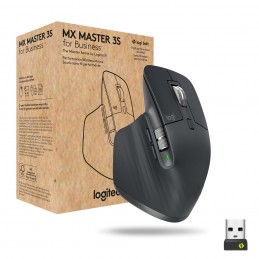 Logitech MX Master 3s for Business pele Birojs Labā roka RF bezvadu sakari + Bluetooth Lāzers 8000 DPI