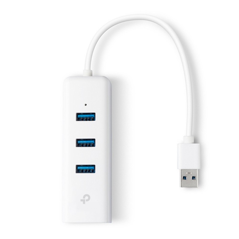 TP-Link UE330 док-станция для ноутбука Проводная USB 3.2 Gen 1 (3.1 Gen 1) Type-A Белый