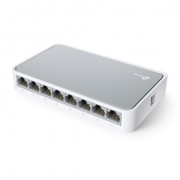 TP-Link TL-SF1008D tīkla pārslēgs Nepārvaldīts Fast Ethernet (10 100) Balts